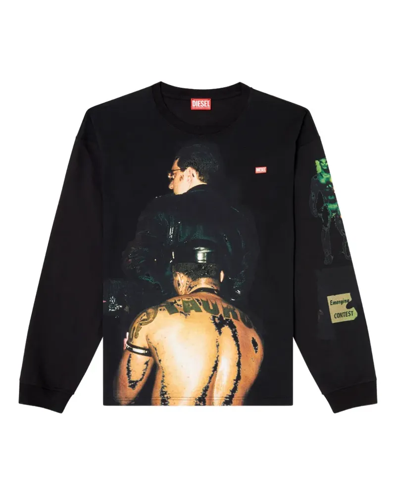 Diesel x Tom of Finland Foundation Pr-T-Boxt-Tom T-Shirt - Schwarz Schwarz