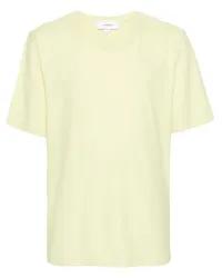 LARDINI T-Shirt mit rundem Ausschnitt Gelb