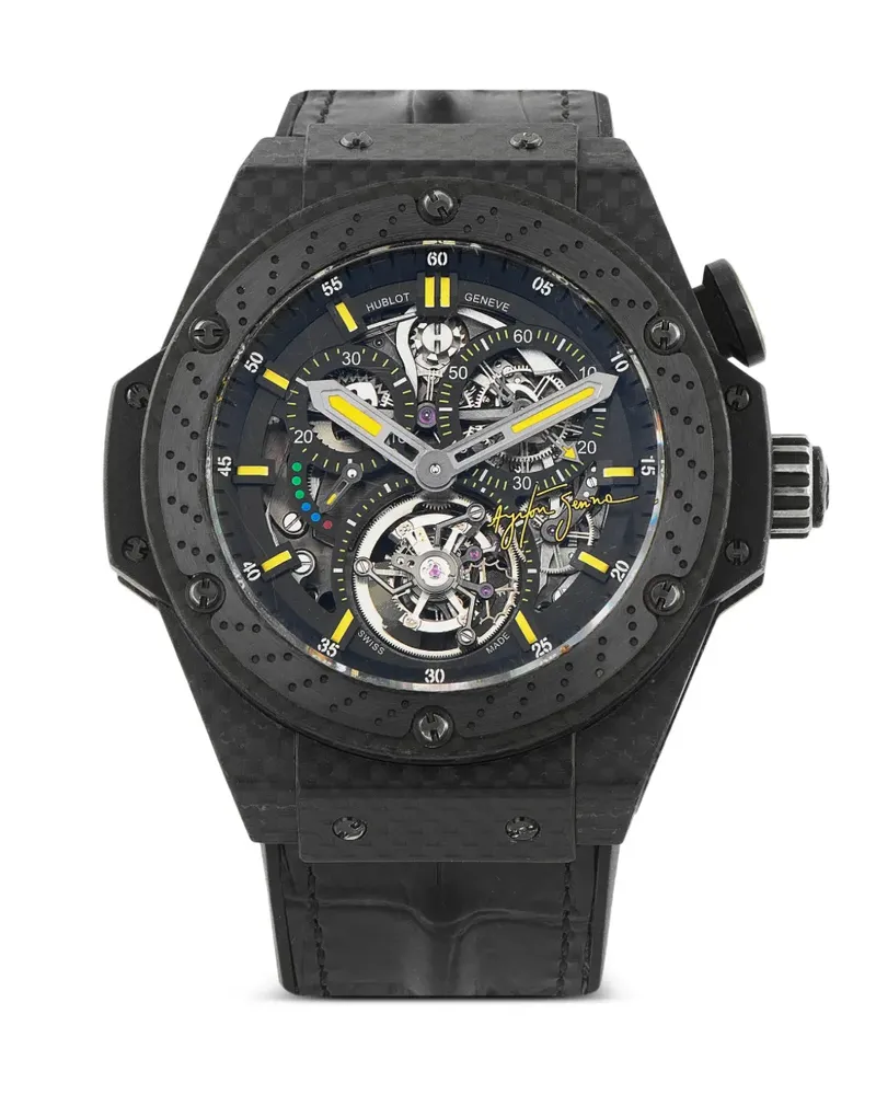 Hublot King Power Tourbillon Ayrton Senna 48mm watch - Schwarz Schwarz
