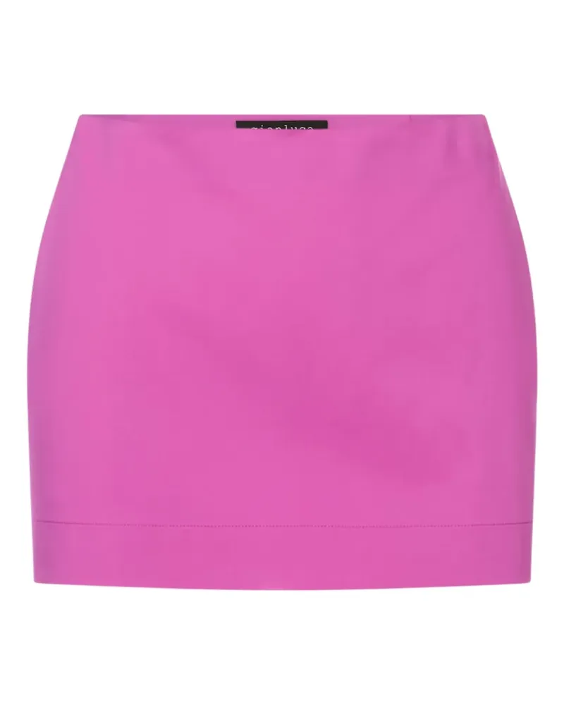 Gianluca Capannolo zip-fastening mini skirt - Rosa Rosa