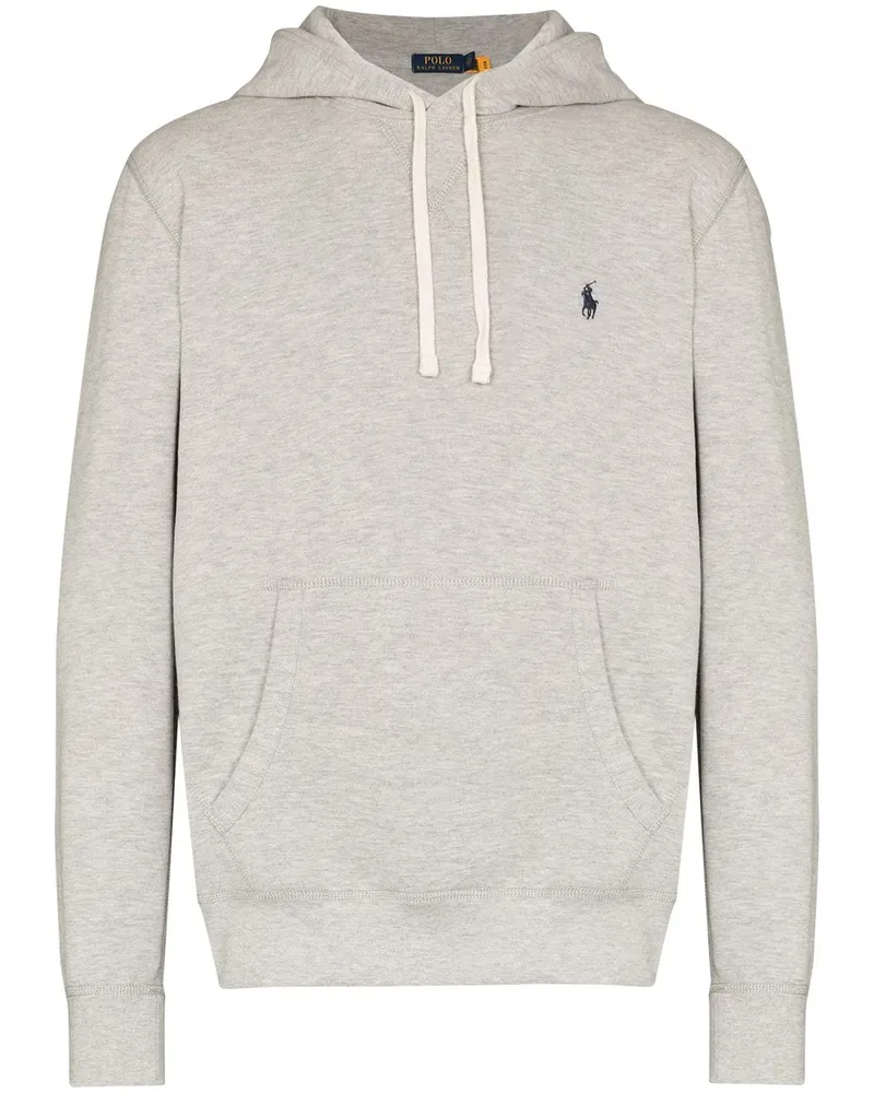 Ralph Lauren Hoodie mit Logo-Stickerei - Grau Grau