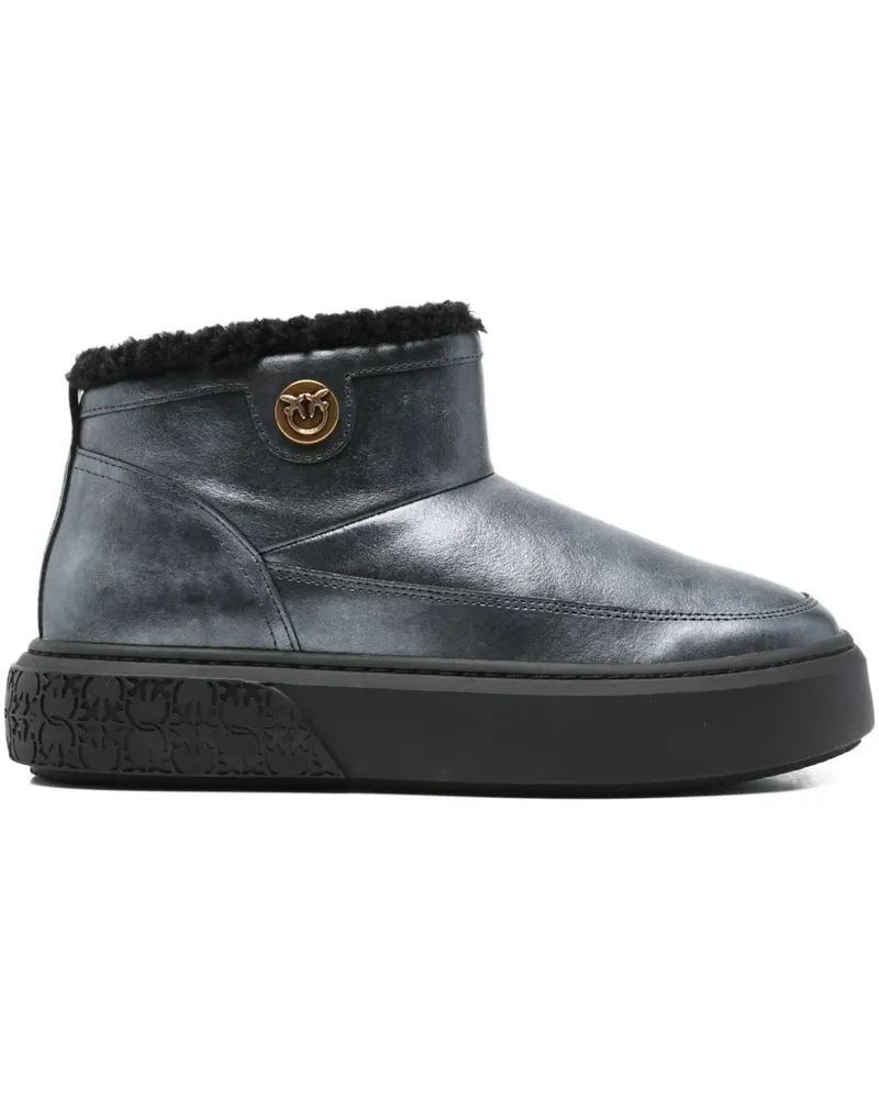 Pinko Stiefel mit Plateau 35mm - Schwarz Schwarz