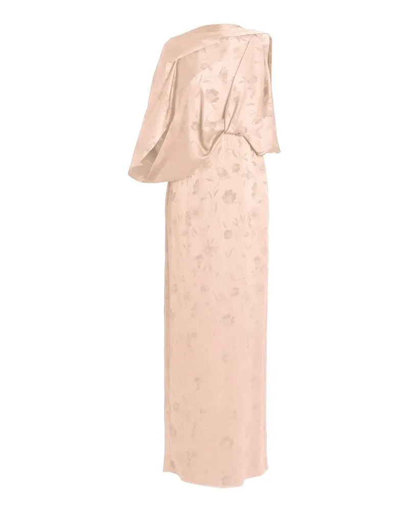 Erdem Drapiertes Jacquard-Abendkleid - Rosa Rosa