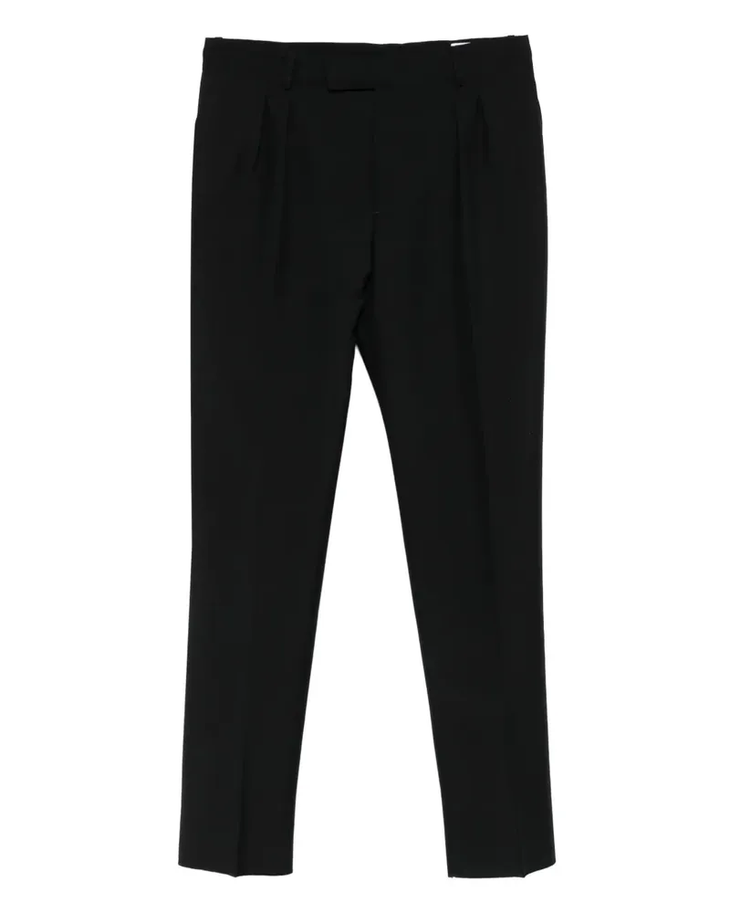 Alexander McQueen Hose mit Falten - Schwarz Schwarz