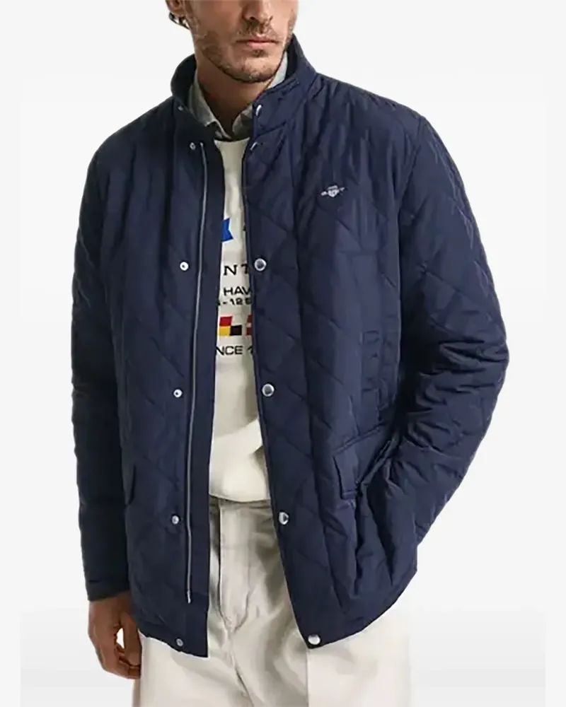 Gant quilted windcheater jacket - Blau Blau