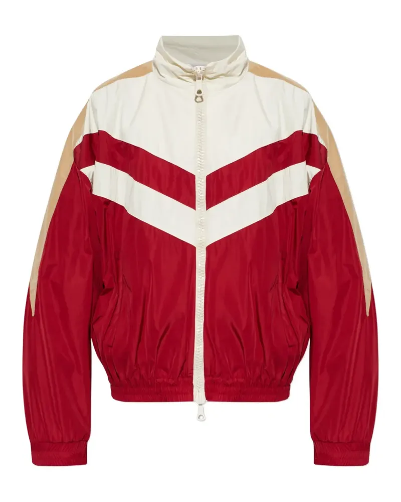 Dsquared2 Stehkragen-Bomberjacke mit Zickzackmuster - Rot Rot