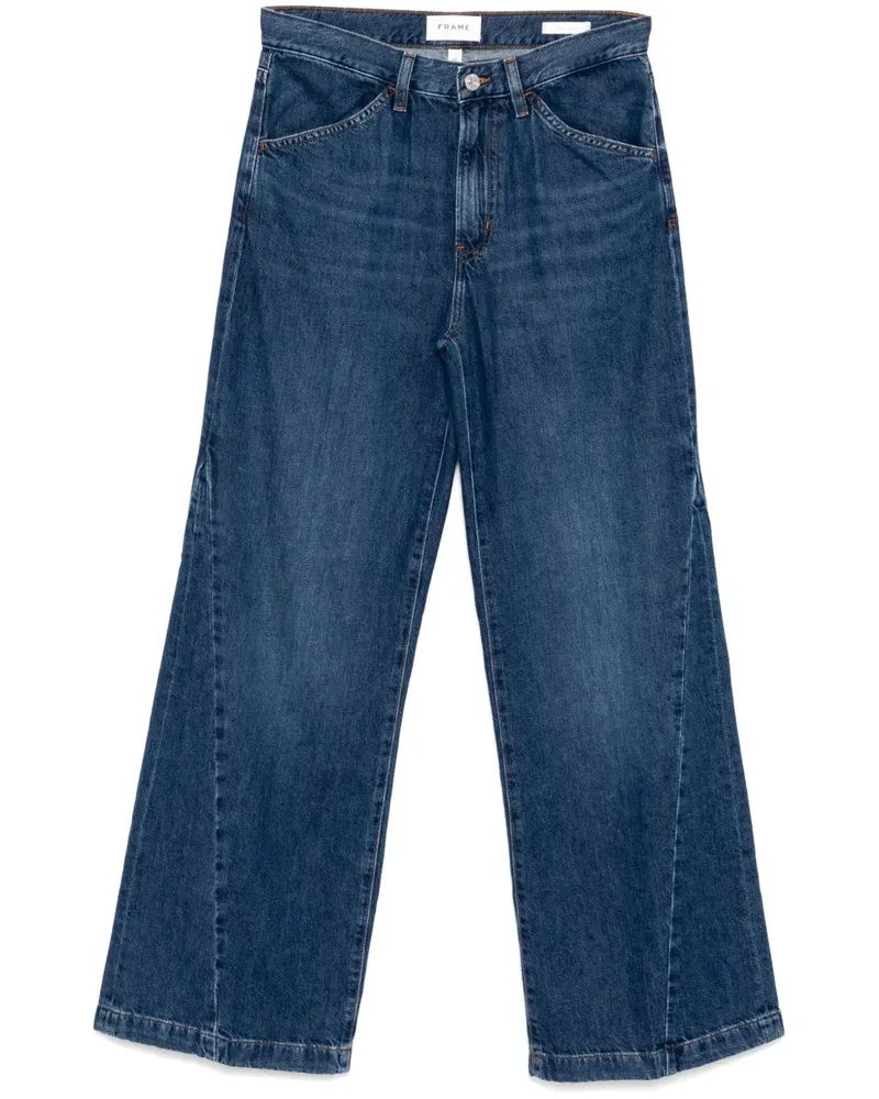 Frame Denim Le Baggy Wide-Leg-Jeans - Blau Blau