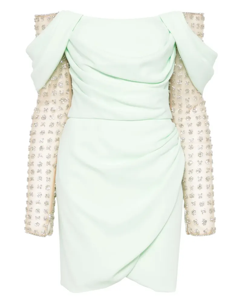 COSTARELLOS Nandi Midikleid - Grün Grün