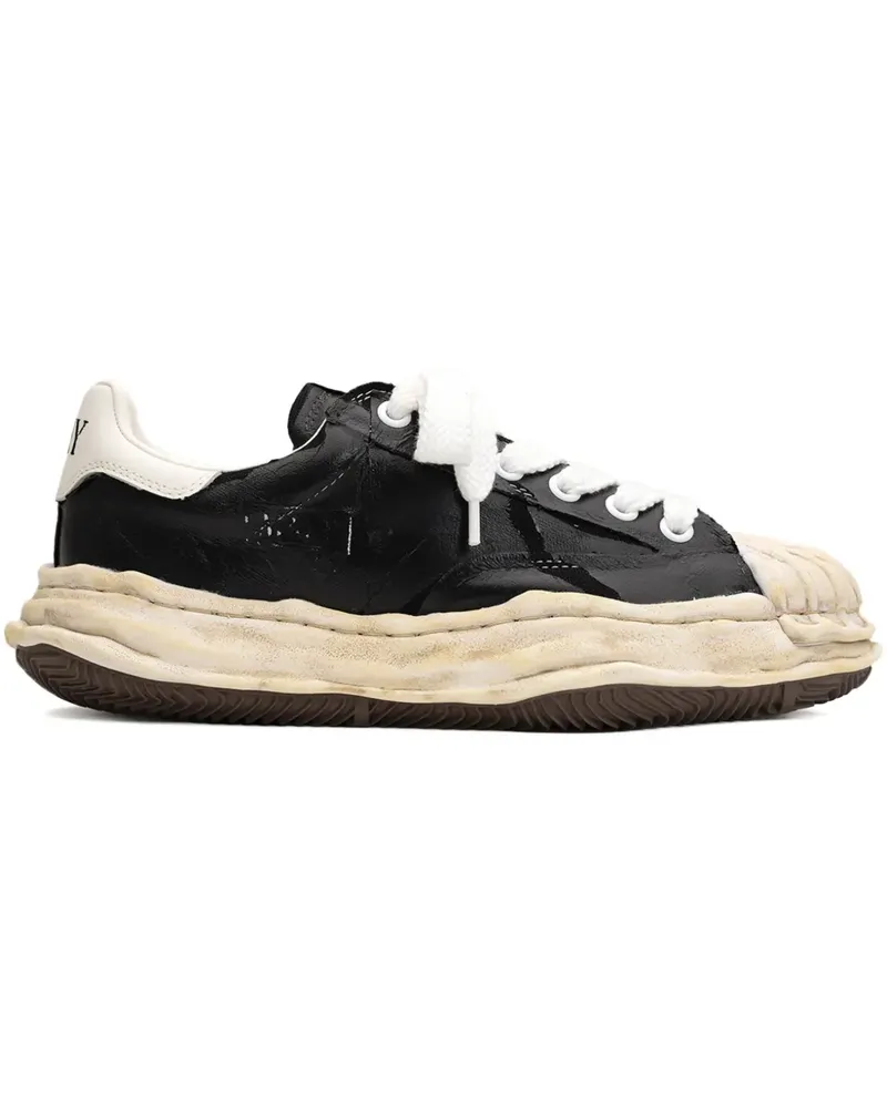 MIHARAYASUHIRO Blakey Sneakers mit Filmdetail - Schwarz Schwarz