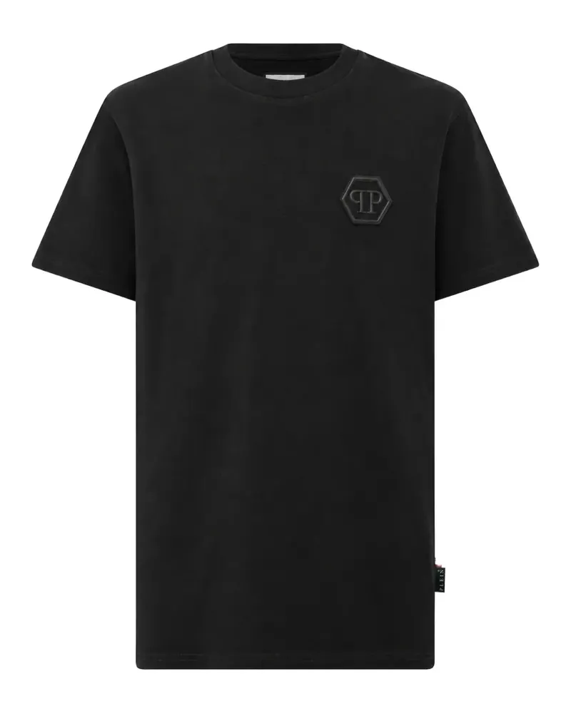 Philipp Plein T-Shirt mit Rundhalsausschnitt - Schwarz Schwarz