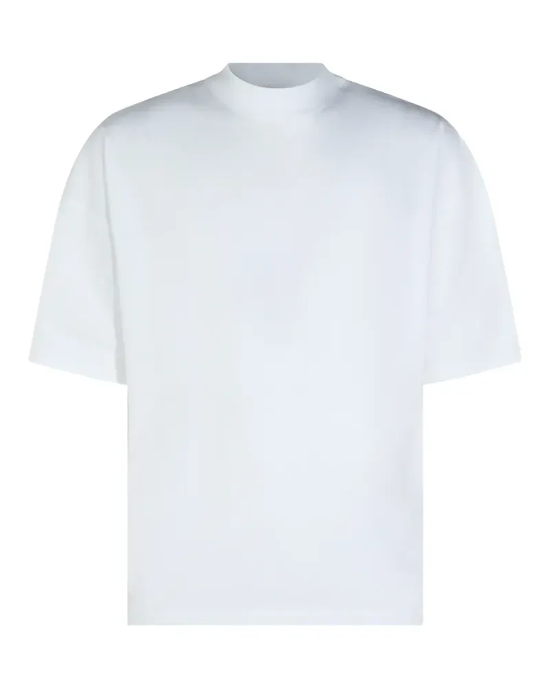 Jil Sander mock-neck T-shirt - Weiß Weiß