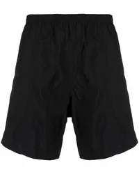 AMI Paris Badeshorts aus recyceltem Material Schwarz