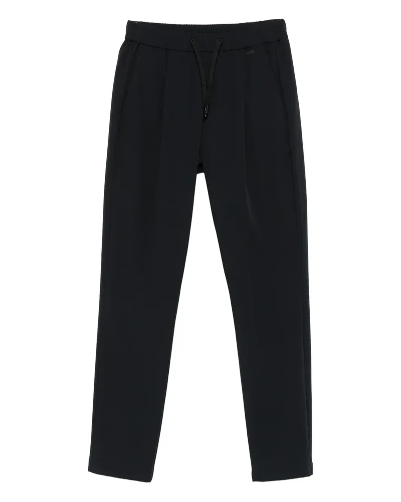 Herno Bundfaltenhose mit Kordelzug - Schwarz Schwarz