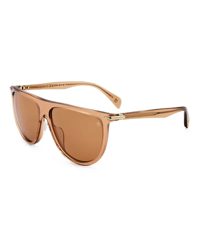 Rag & Bone Sonnenbrille mit geometrischem Gestell - Braun Braun