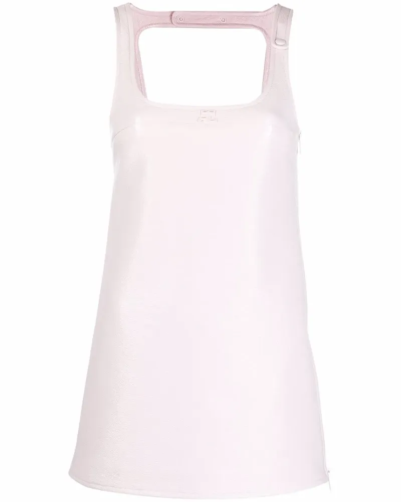 Courrèges Ärmelloses Minikleid - Rosa Rosa