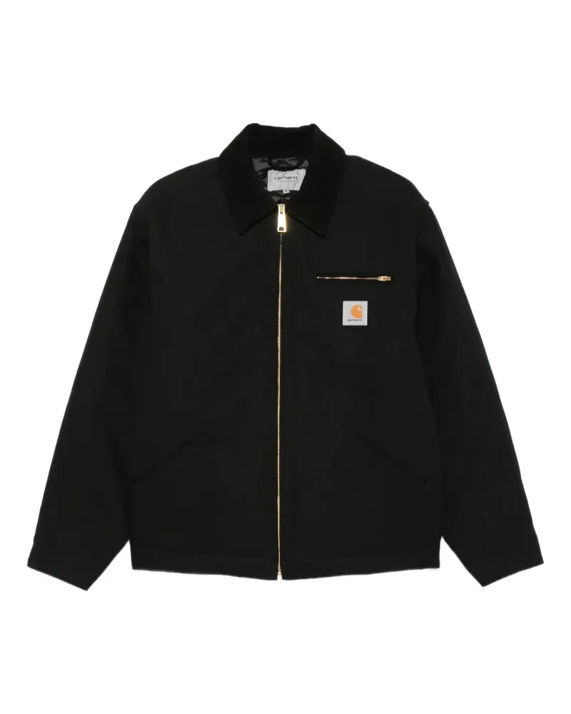 Carhartt WIP OG Detroit Hemdjacke mit Reißverschluss - Schwarz Schwarz