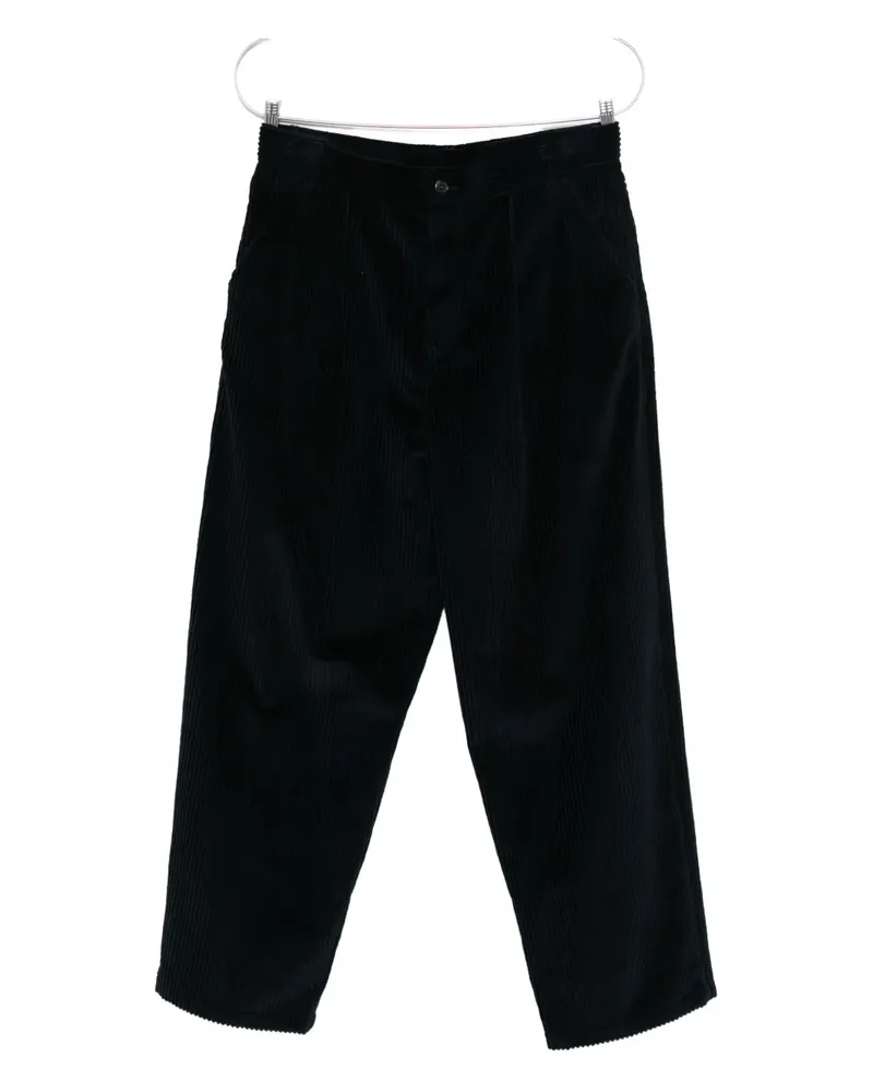 Moschino Cordhose mit Faltendetail - Blau Blau