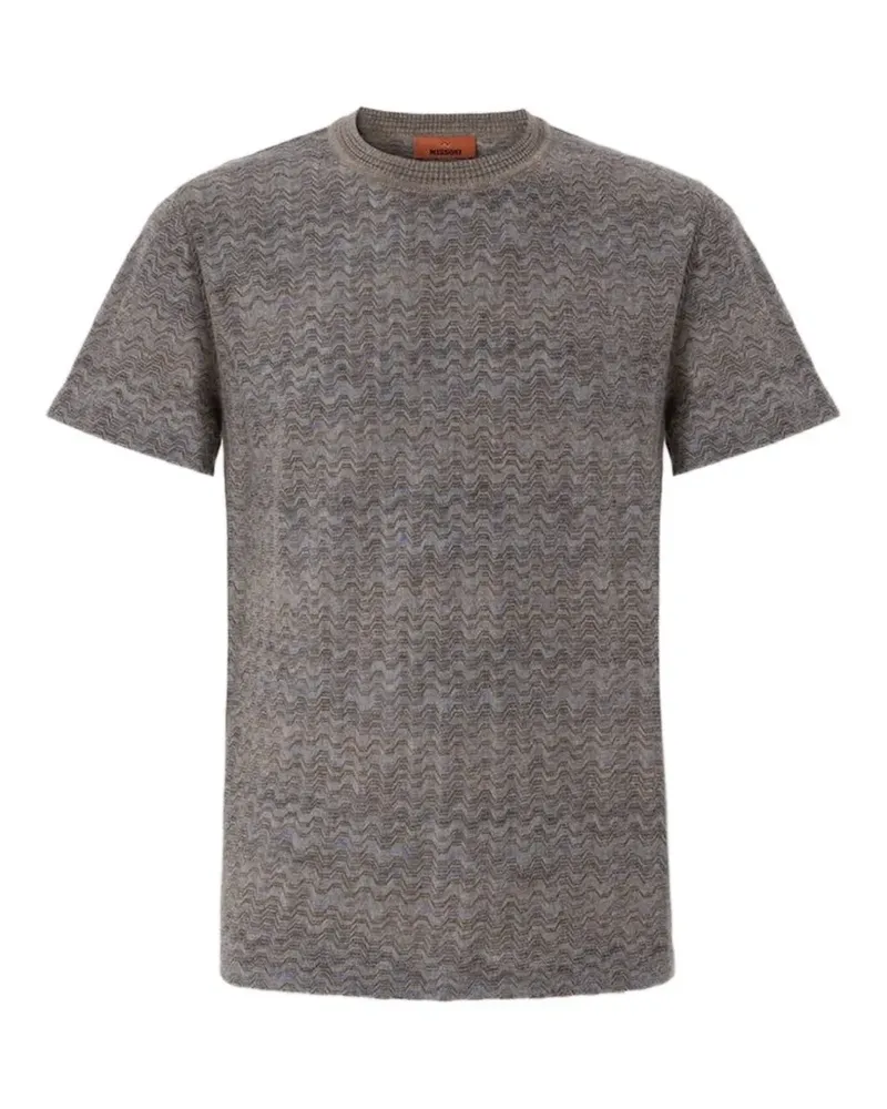 Missoni T-Shirt mit rundem Ausschnitt - Grau Grau