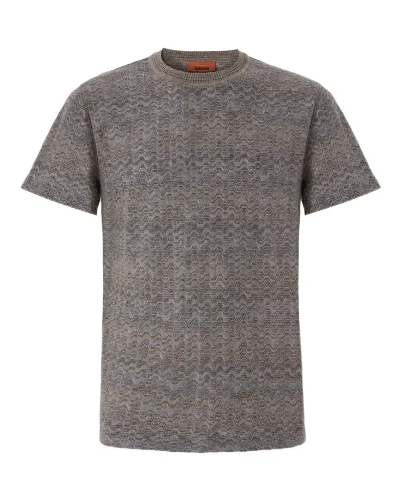 Missoni T-Shirt mit rundem Ausschnitt - Grau Grau