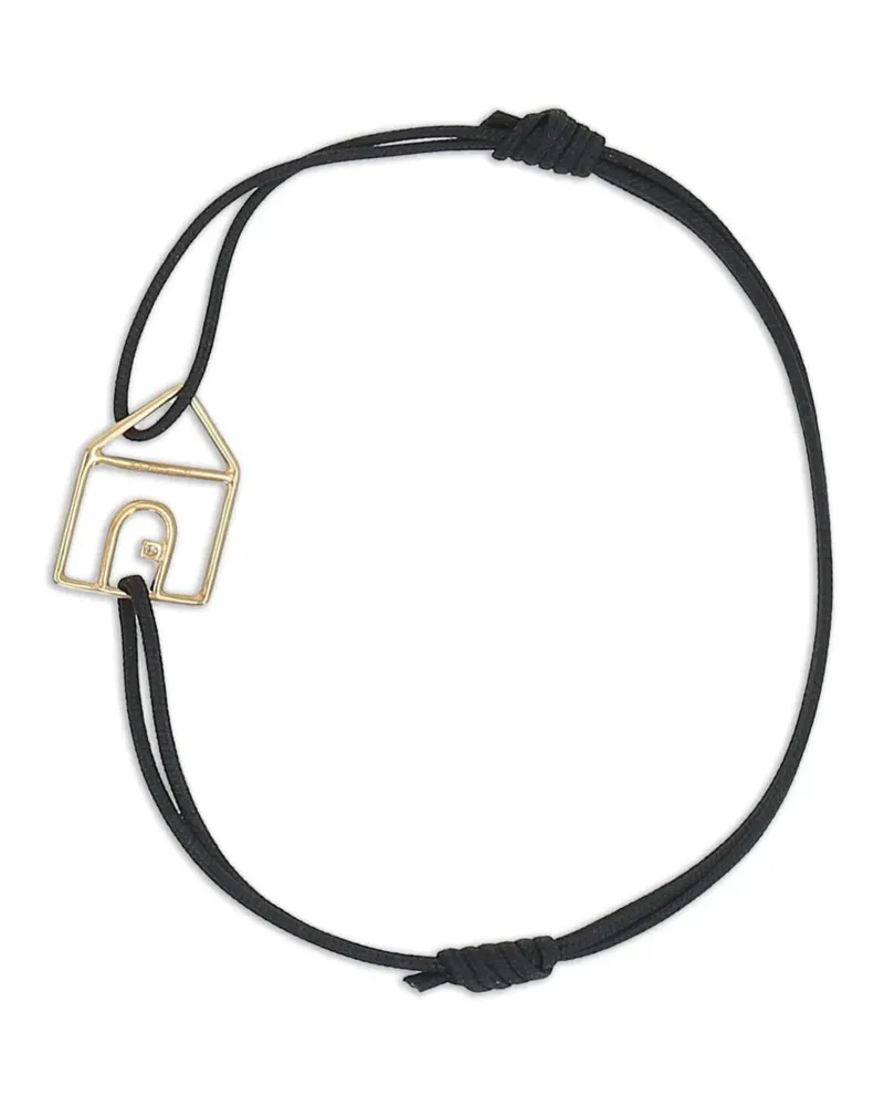 Aliita Casita Pura house-pendant bracelets - Gold Gold