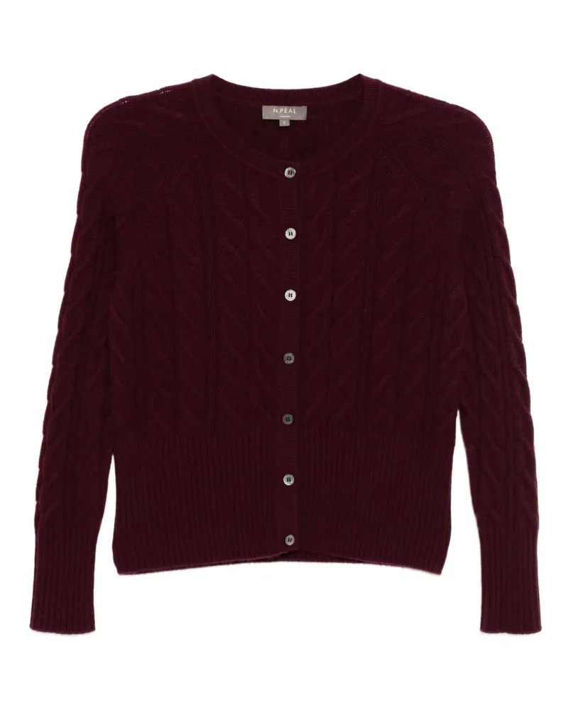 N.Peal Myla Cardigan - Rot Rot