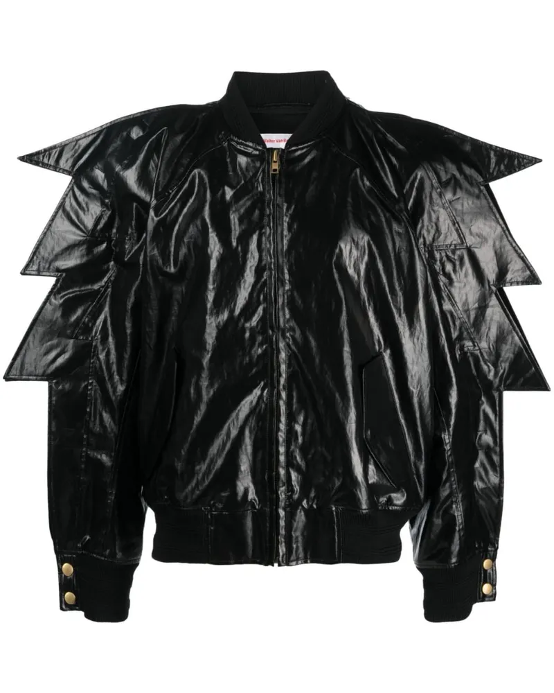 Walter van Beirendonck Zeus Bomberjacke im Oversized-Look - Schwarz Schwarz