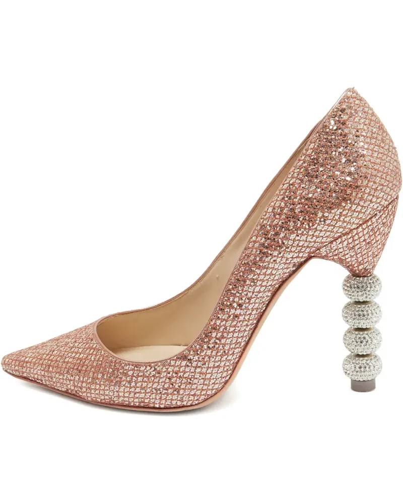 Sophia Webster 2024 Coco Glitter-Pumps 105mm - Rosa Rosa