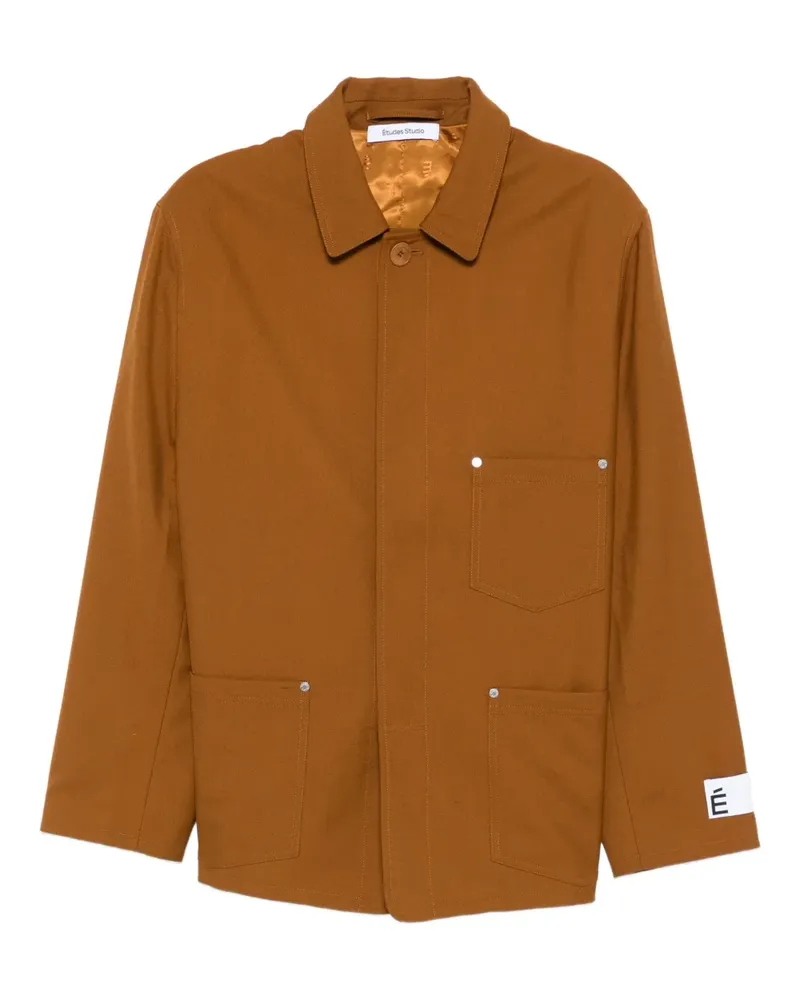 Études Studio Jacke im Workwear-Look - Braun Braun