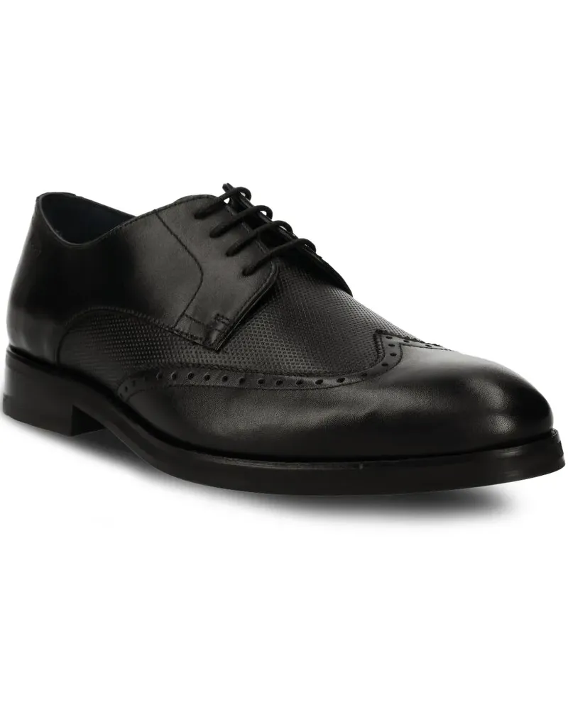 JOOP! Schnürschuhe mit perforierten Flügelspitzen - Schwarz Schwarz