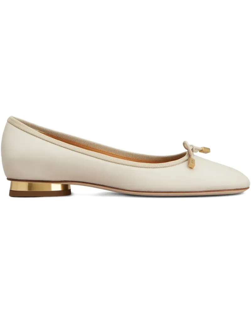 TOD'S Ballerinas mit Schleifendetail - Nude Nude