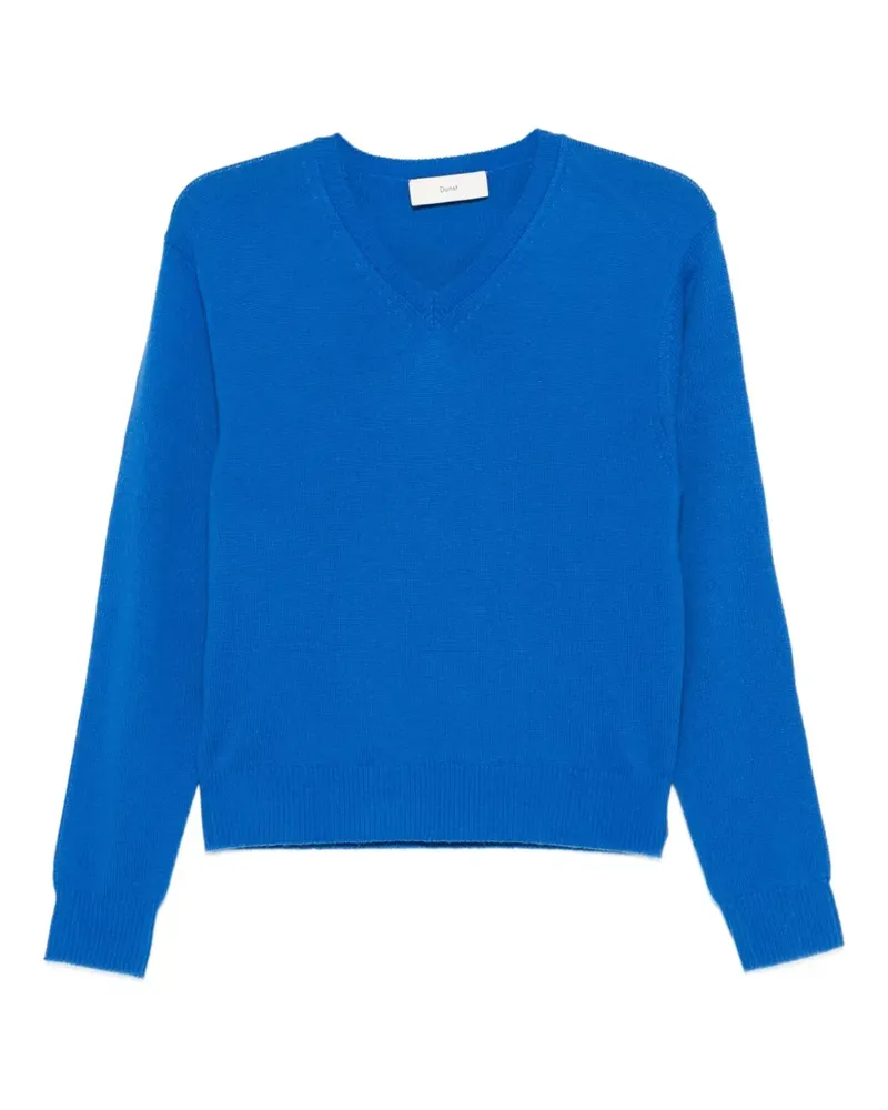 Dunst V-neck sweater - Blau Blau