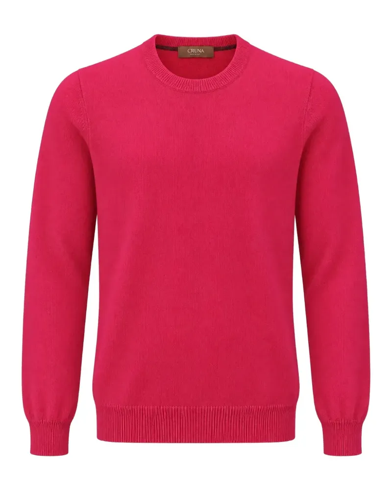 CRUNA Camargue crew-neck raglan-sleeve sweater - Rosa Rosa