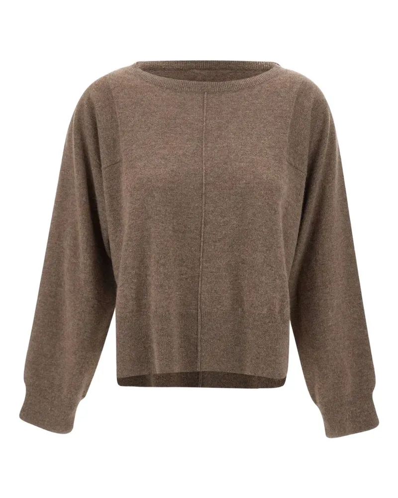 Not Shy cashmere asymmetric panelled sweater - Braun Braun