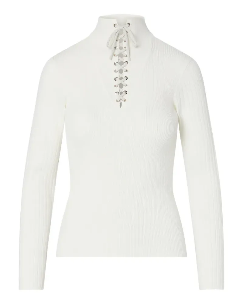 Liu Jo sweater with strings - Weiß Weiß