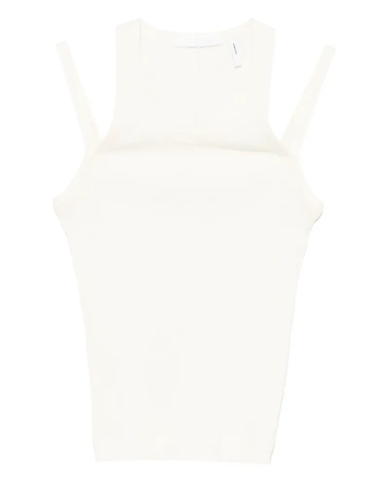Helmut Lang Geripptes Trägershirt - Nude Nude