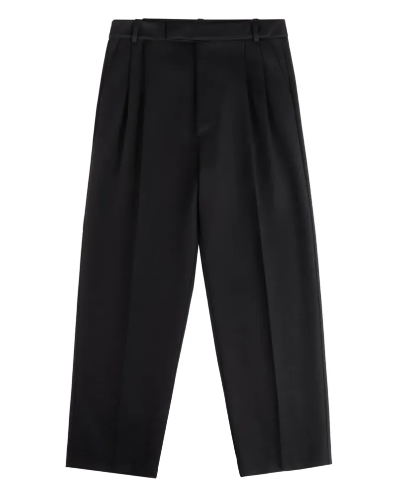 Hogan Hose mit Bundfalten - Schwarz Schwarz