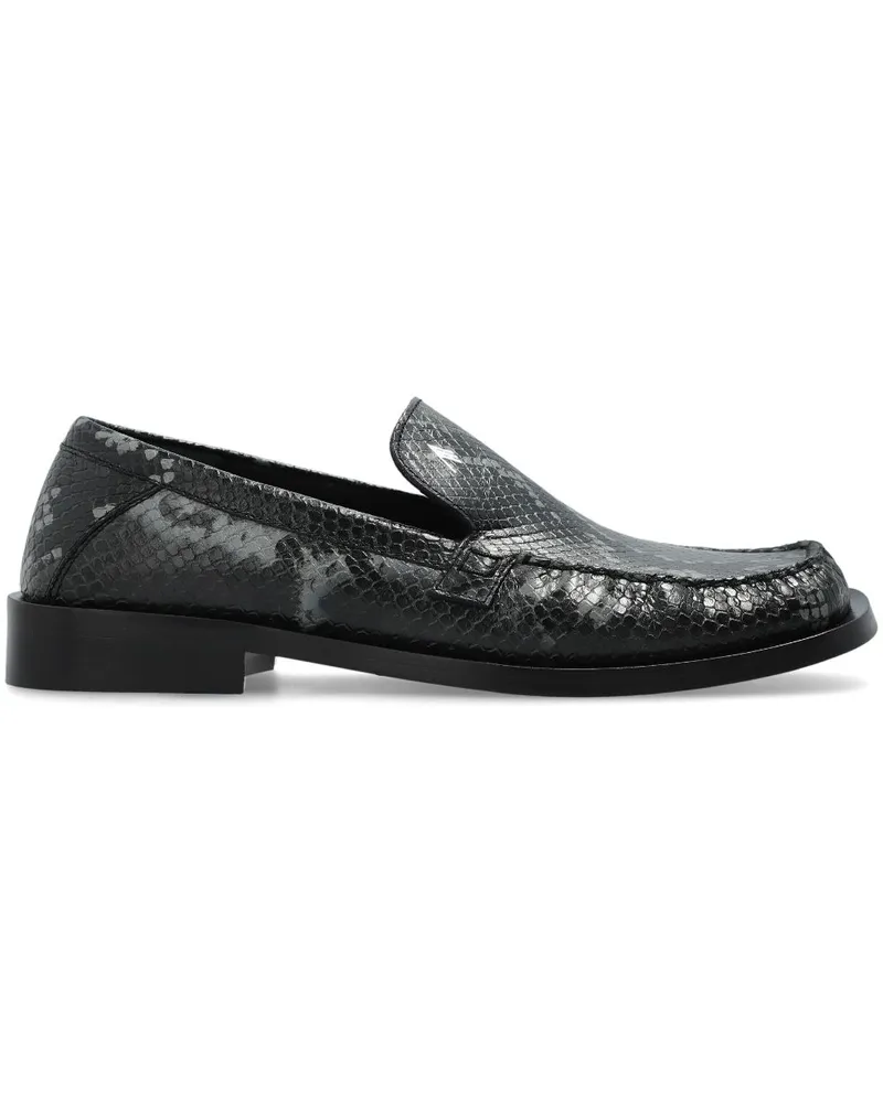 ATTICO Loafer aus Leder - Schwarz Schwarz