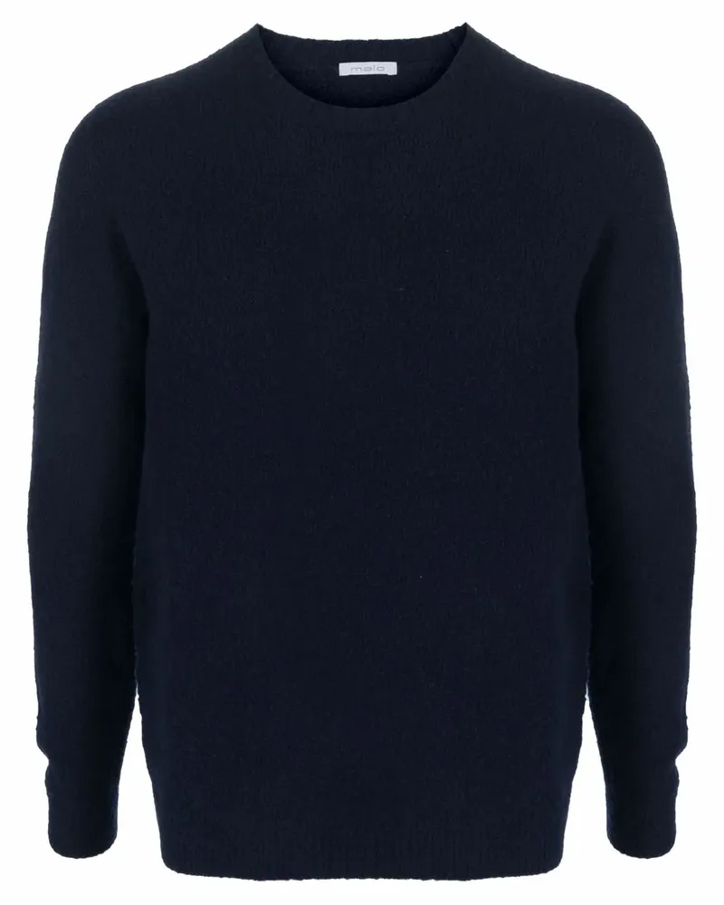 Malo Strickpullover mit Rundhalsausschnitt - Blau Blau