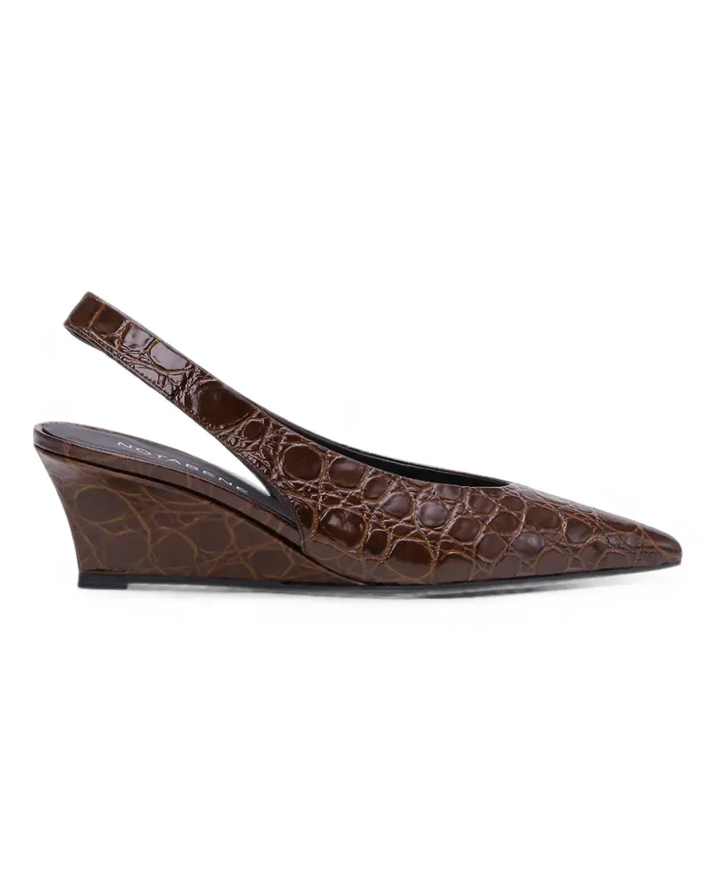 NOTABENE Elva Slingback-Pumps - Braun Braun