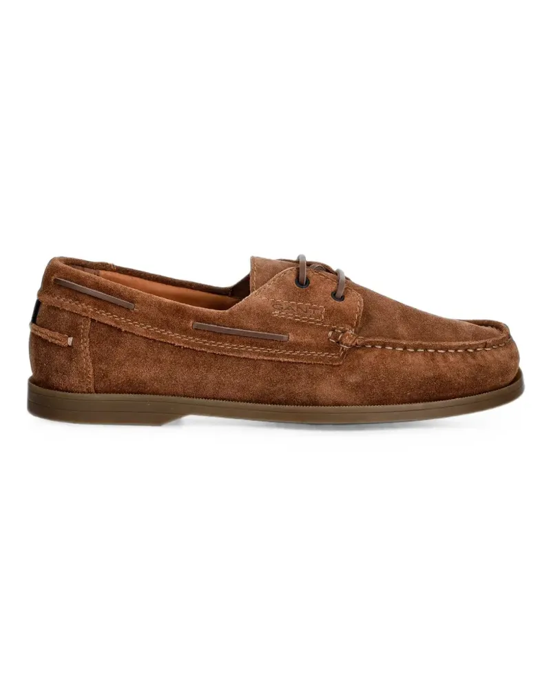 Gant Segelschuhe aus Wildleder - Braun Braun