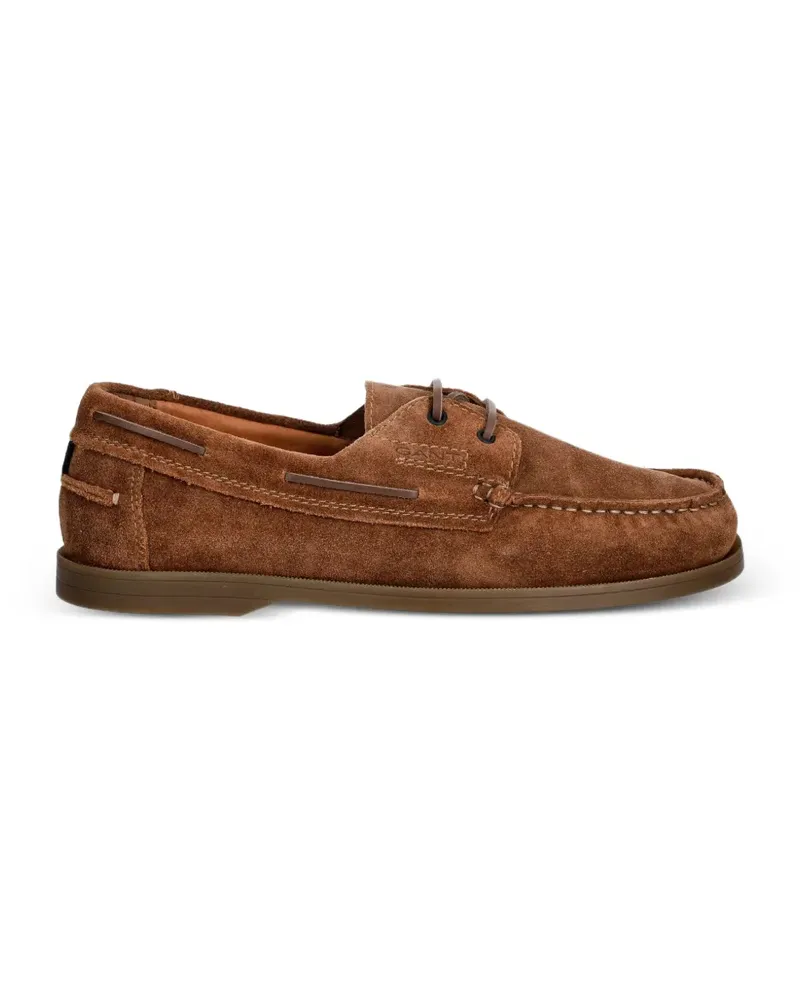 Gant Segelschuhe aus Wildleder - Braun Braun