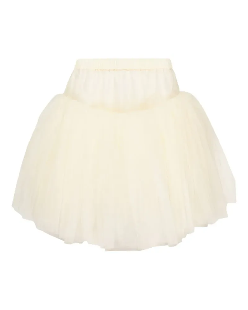 Simone Rocha tulle layered mini skirt - Nude Nude