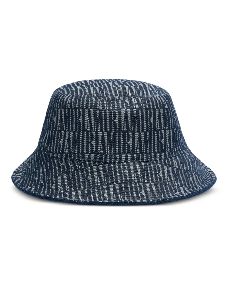 Amiri Jacquard-Fischerhut mit Logo - Blau Blau