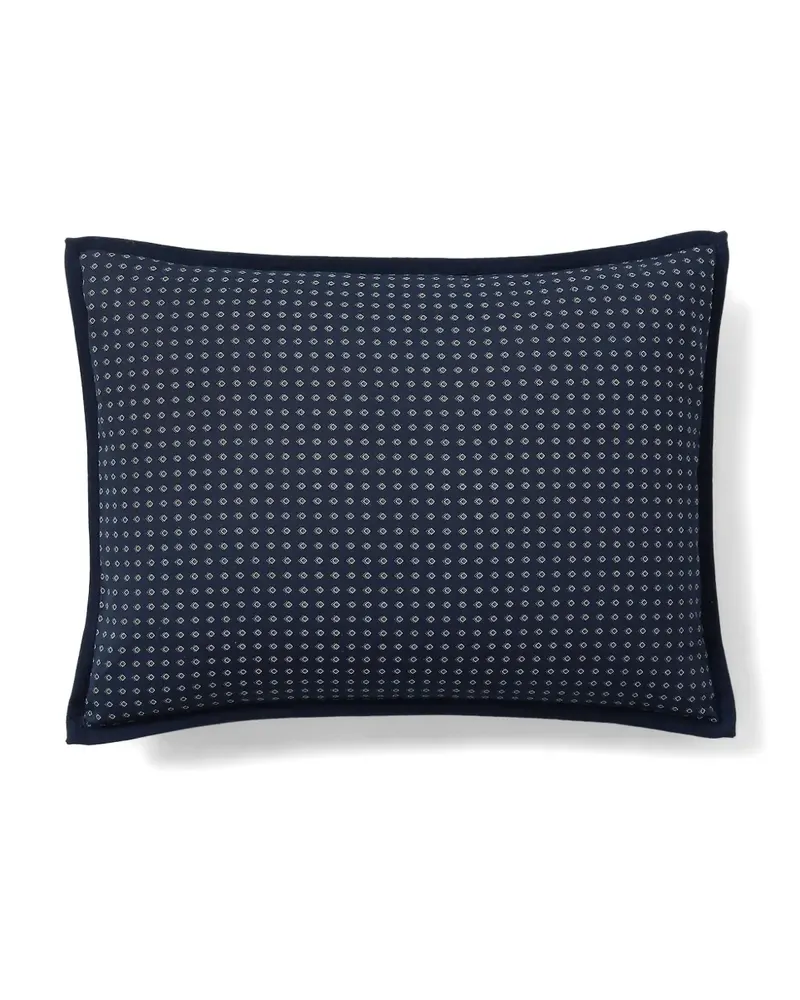 Ralph Lauren Home Buchanan Kissen mit Polka Dots 38cm x 51cm - Blau Blau