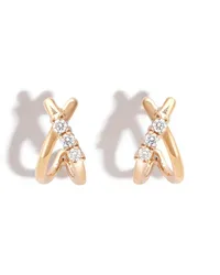 Dana Rebecca Designs 14kt Gelbgoldcreolen mit Diamanten Gold