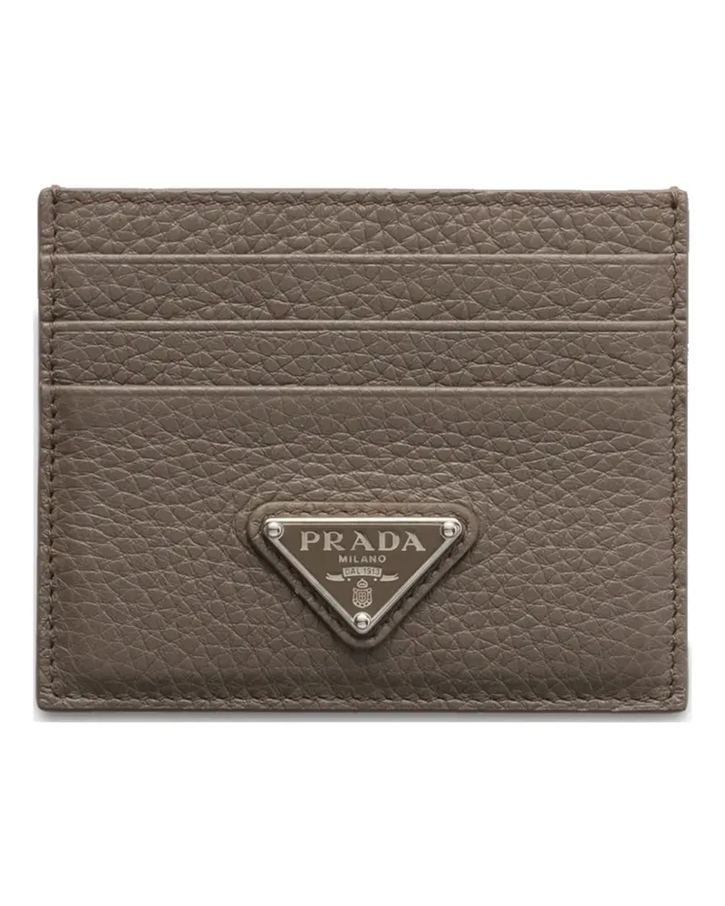 Prada Klassisches Kartenetui - Grau Grau