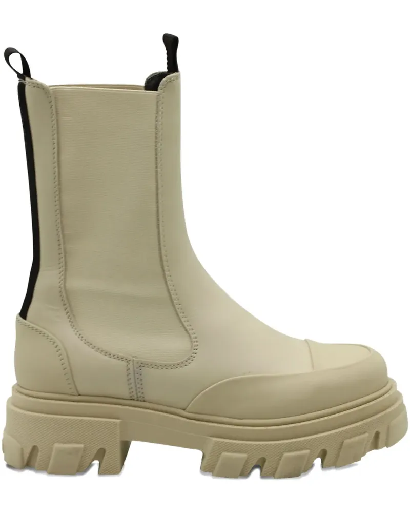 Ganni chunky Chelsea boots - Nude Nude