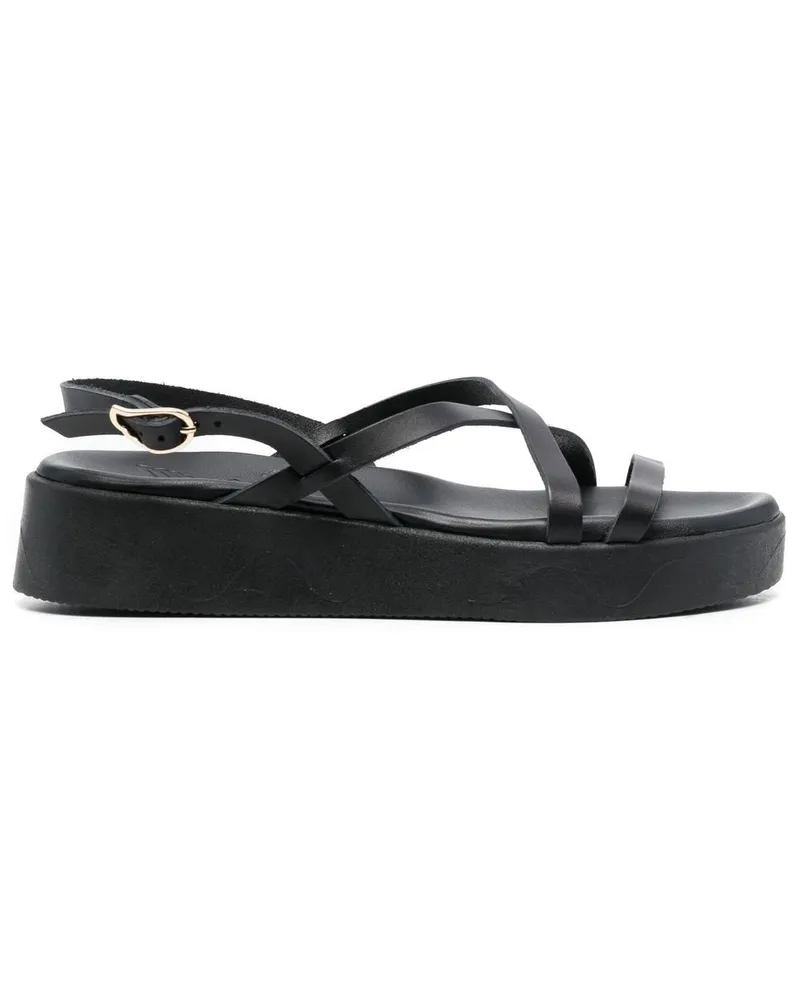 Ancient Greek Sandals Silia Slingback-Sandalen - Schwarz Schwarz
