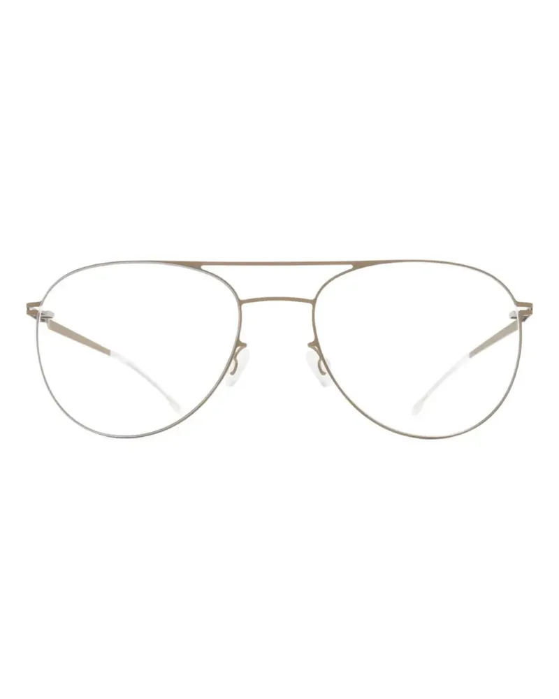 Mykita Niken pilot-frame glasses - Gold Gold
