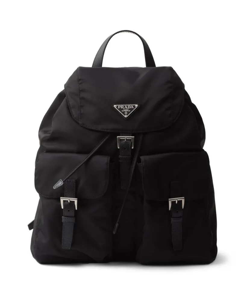Prada Rucksack aus Re-Nylon - Schwarz Schwarz